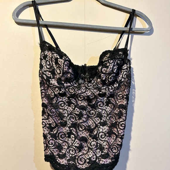 🎱Vintage black lace corset - Picture 2 of 5